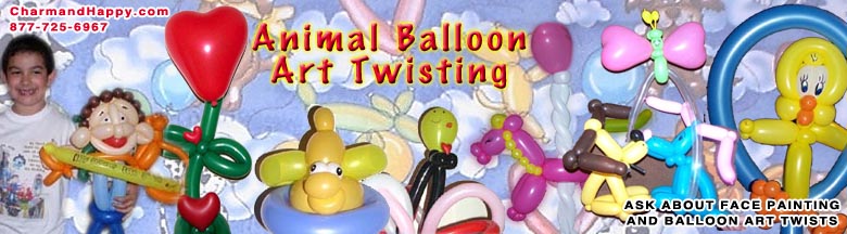 animal balloon twisting art covina beverly hills el segundo studio city redondo beach brentwood santa monica marina del rey clowns los angeles