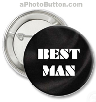 wedding best man button