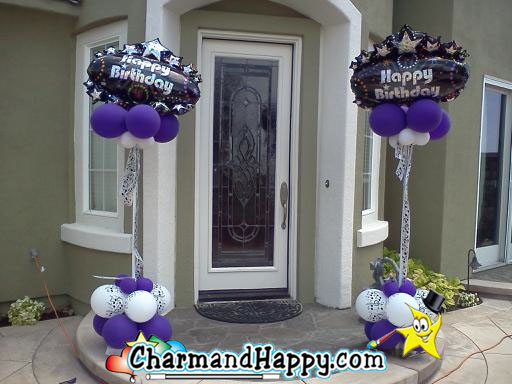 CharmandHappy.com Company Event Balloon Decorations Los Angeles birthday party clowns Beverly Hills, Rolling Hills, San Pedro, Newport Coast, Mission Viejo, San Bernardino, San Dimas, Duarte, Whittier