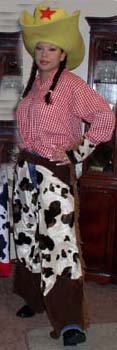 cowgirl for birthday or event