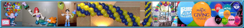 BALLOON OPTIONS: Balloon deliveries | Balloon decorations | Printed balloons 