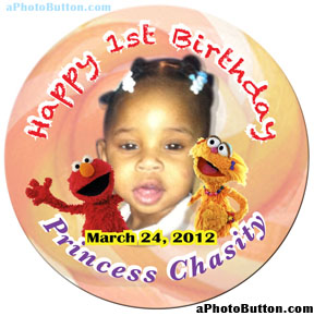 birthday photo button aPhotoButton.com los angeles compton