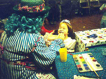 Little ones love face paint too