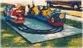 train on ground tracks