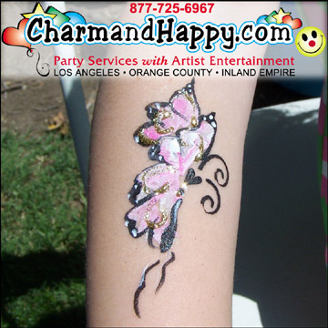 CharmandHappy.com Los Angeles Face Painter Whittier Downey Santa Fe Springs Norwalk Fullertaon Brea Montebello Commerce Long Beach