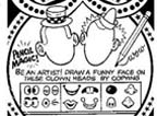 kids activity sheets from CharmandHappy.com