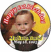 madison\\'s birthday photo button huntington beach