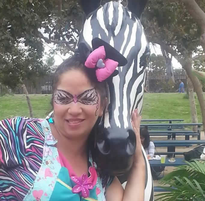 face painter carmen tellez charmandhappy.com Los Angeles OCParks