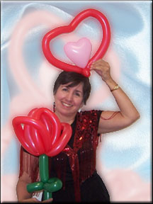 Sara Ward Balloon art twister Phoenix AZ birthday party entertainment, company events