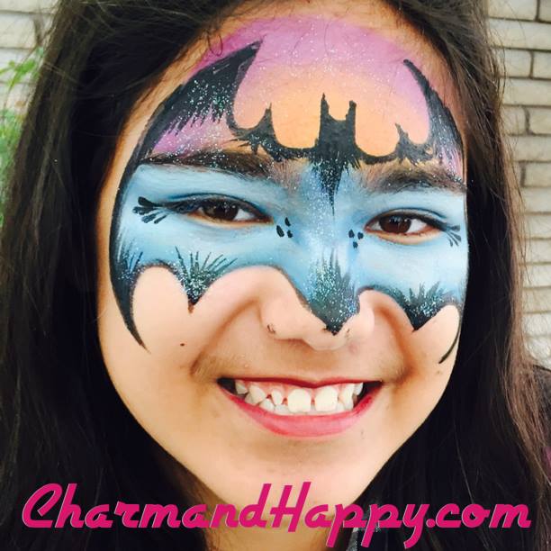 Halloween face painter CharmandHappy.com Hemet San Jacinto Banning Menifee Corona Riverside
