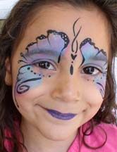 Butterfly face paint