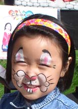 bunny face painting