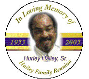 In Loving Memory of Hurley Hailey, Sr.