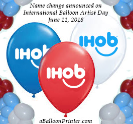 aBalloonPrinter.com iHOB logo name change balloon printer announced july 11, 2018