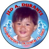 Jed\\'s 2nd birthday photo button cerritos