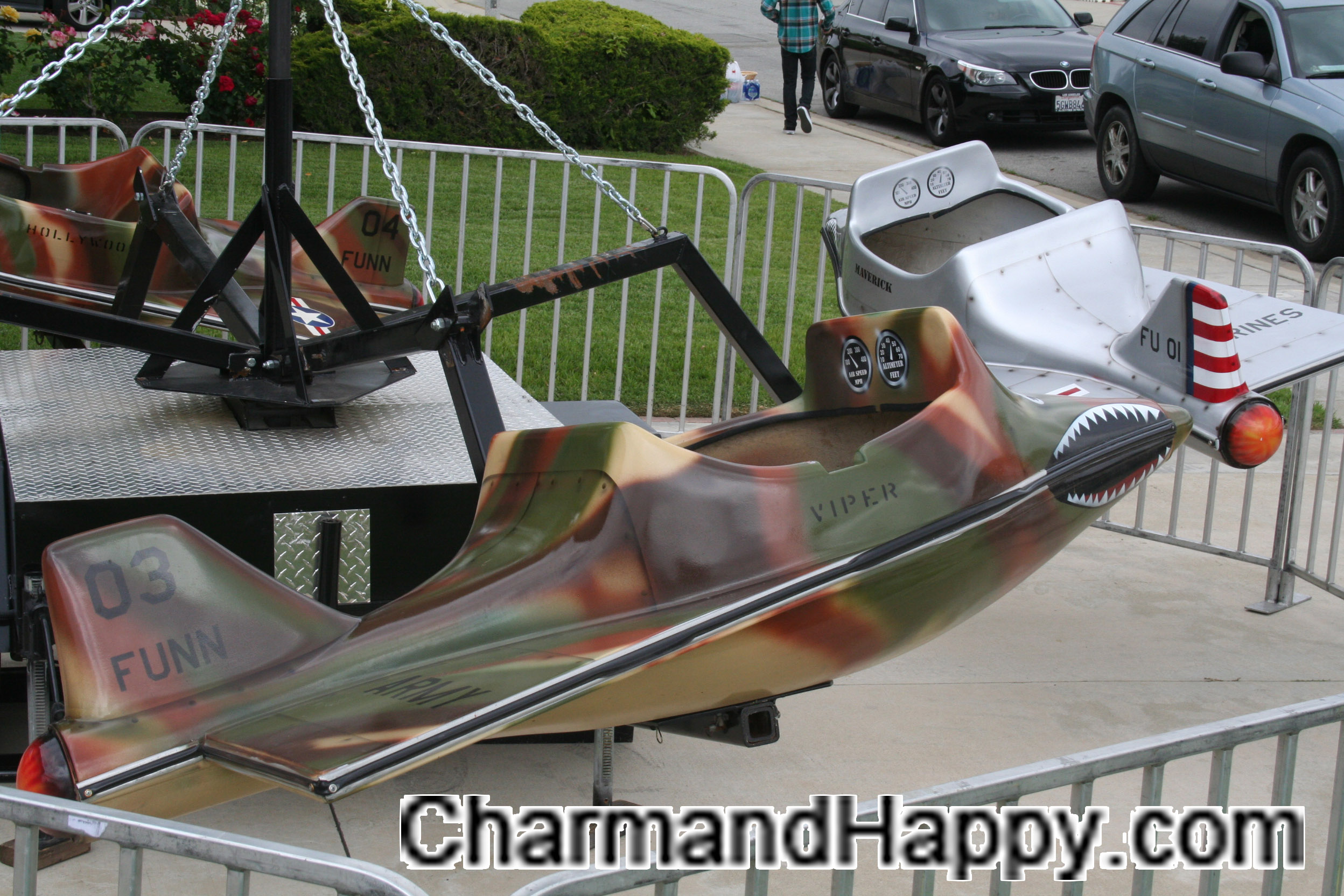 CharmandHappy com airplane amusement carnival rides games whittier los angeles SoCal