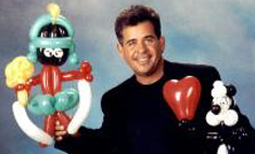 Bobby Scuteri with Marvin the martian