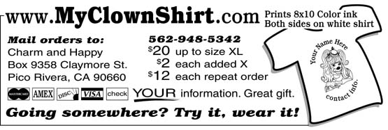 myclownshirt.com ad