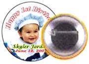 birthday photo buttons