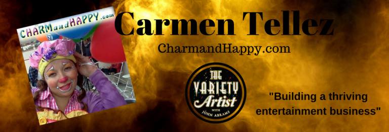 The Variety Artist show host John Abrams interviews SoCal CharmandHappy.com family entertainment business owner Carmen Tellez
#BuildingaThrivingEntertainmentBusiness
http://www.thevarietyartist.com/carmen-tellez/