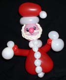 Santa balloon art