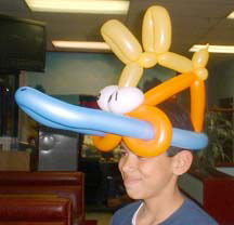 rooster hat balloon