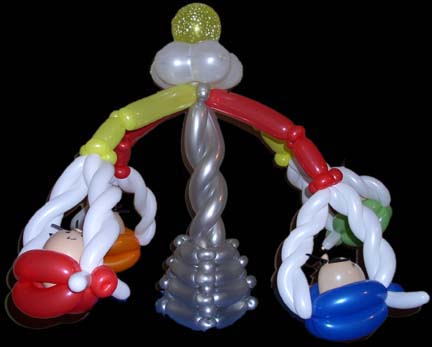 carnival ride balloon art