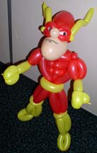 super hero balloon art twist