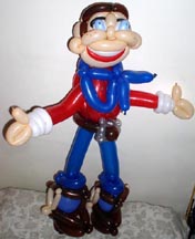 Howdy Doody balloon art twist