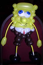 Sponge guy balloon art twist